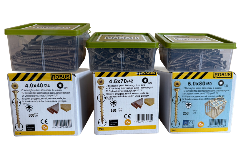 Tvirtinimo elementai 